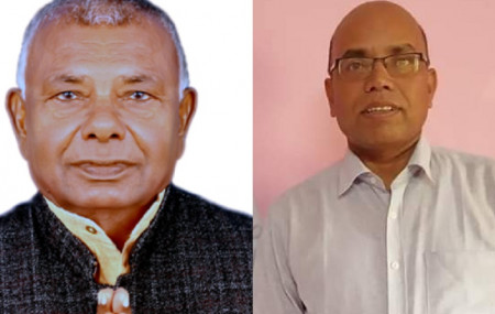 नवलकिशोर साह सुडी (बायाँ) र जयकान्त राउत